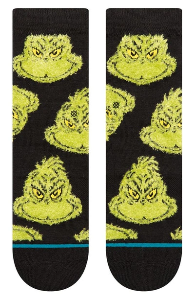 Stance Kids' Mean One Crew Socks In Black