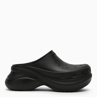 Shop Balenciaga Crocs Slip-on Sandal In Black