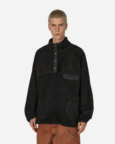Shop Comme Des Garçons Homme Deux Cotton Fleece Pullover In Black