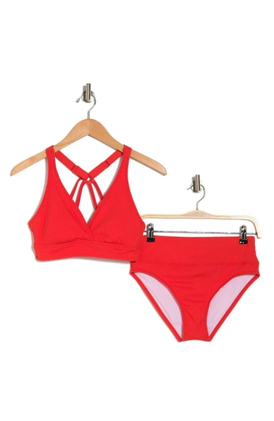 Shop Next By Athena Sport Two-piece Bikini In Red