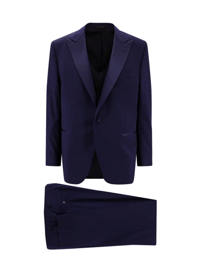 Shop Corneliani Tuxedo In Blu