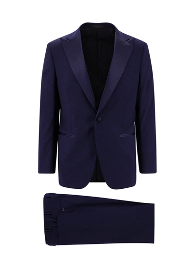 Shop Corneliani Tuxedo In Blu