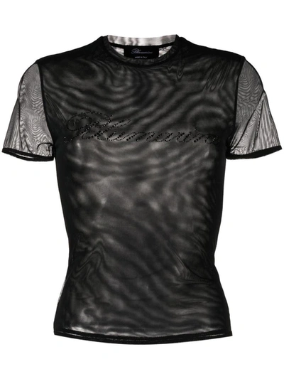 Shop Blumarine Blouse Clothing In Black