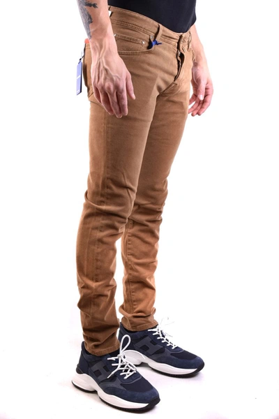 Shop Jacob Cohen Jeans In Light Brown