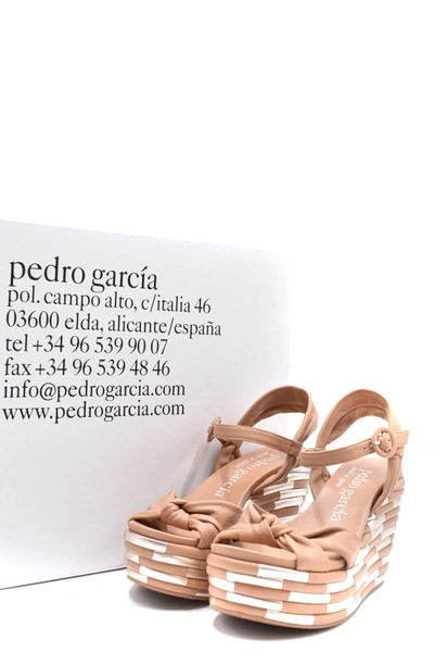 Shop Pedro Garcia Sandals In Light Brown