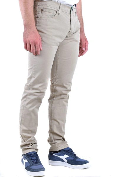 Shop Roy Rogers Roy Roger's Trousers In Beige