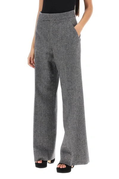 Shop Vivienne Westwood Lauren Trousers In Donegal Tweed In Multicolor
