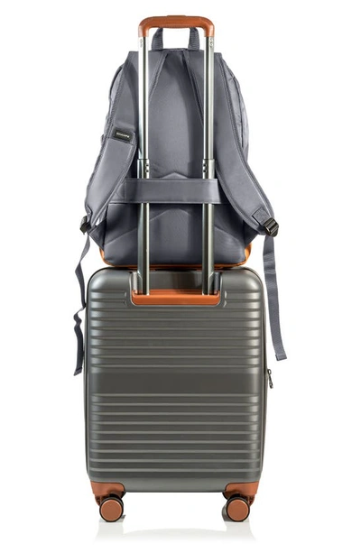 Champs Water Resistant Nylon Backpack In Grey