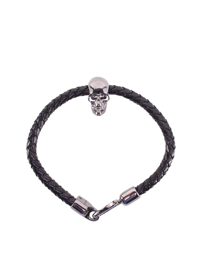 Shop Alexander Mcqueen Bracelet In Black