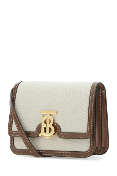 Shop Burberry Shoulder Bags In Naturalmaltbrown