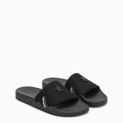 Raf Simons Astra Slide Sandals In Black