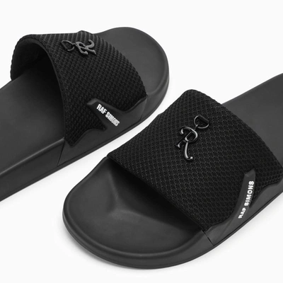 Raf Simons Astra Slide Sandals In Black