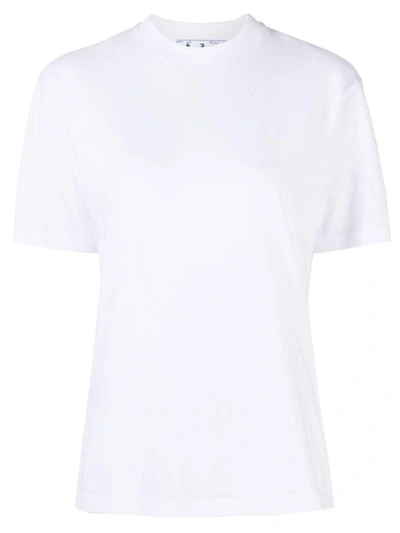 Shop Off-white Diag Print Cotton T-shirt