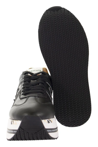Shop Premiata Beth 6045 - High Sneakers In Black