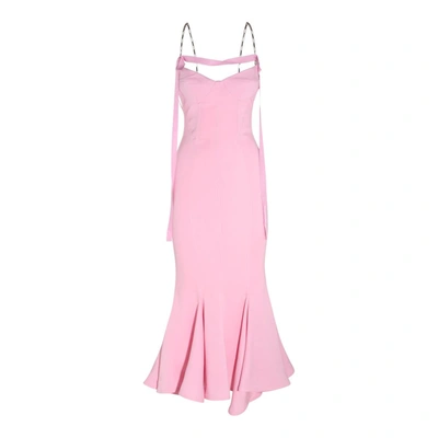 Shop Attico The  Dresses In Sugar Pink