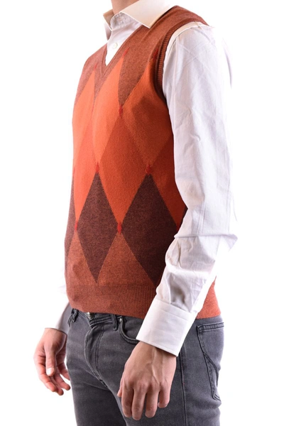 Shop Kangra Cashmere Vest In Multicolor