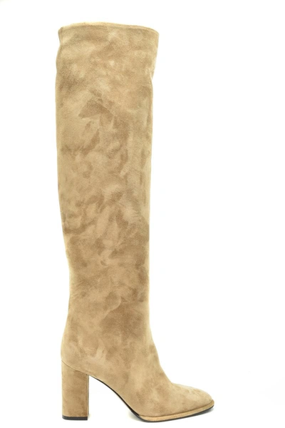 Shop Le Silla Boots In Light Brown