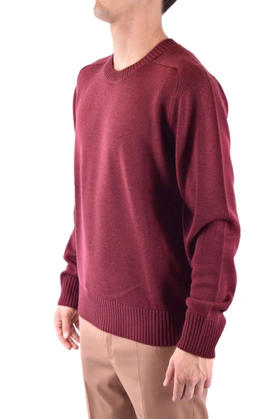 Shop Paolo Pecora Sweaters In Burgundy
