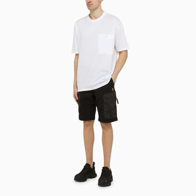 Shop Parajumpers Multi-pocket Bermuda Shorts In Black