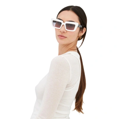 Retrosuperfuture Coccodrillo Acetate Sunglasses In <p>crocodile Is A Distinctive Silhouette Designed As A Modern Angular Frame. An Experimental And Inn