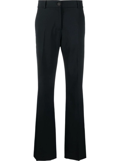 Studio Nicholson Rie Virgin Wool-blend Tailored Trousers In Blue