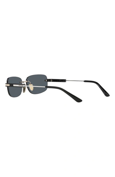 Shop Prada 56mm Square Sunglasses In Pale Gold
