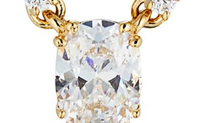 Shop Nadri Evelyn Cubic Zirconia Y-necklace In Gold