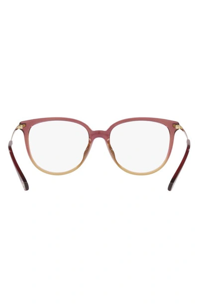 Shop Michael Kors Westport 54mm Round Optical Glasses In Rose