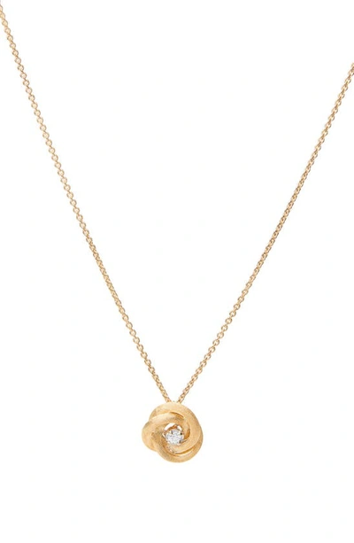Shop Marco Bicego Jaipur Diamond Pendant Necklace In Yellow Gold