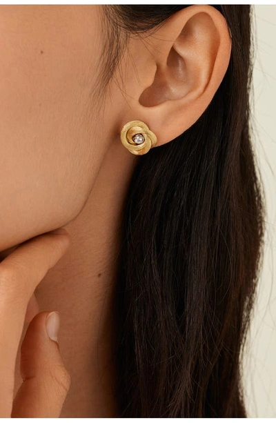 Marco Bicego Women's Jaipur Link 18k Yellow Gold & 0.16 Tcw Diamond Stud Earrings In Yellow Gold