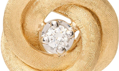 Shop Marco Bicego Jaipur Diamond Stud Earrings In Yellow Gold