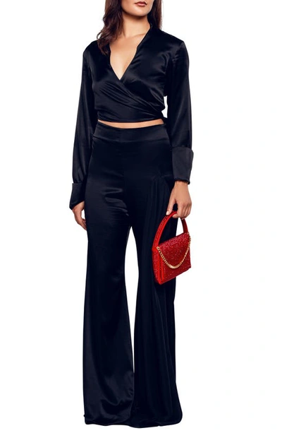 Liselle Kiss Taylor Top Handle Bag In Red Crystal