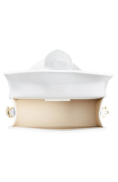 Jacquemus Leather Le Grand Bambino Shoulder Bag In White 100