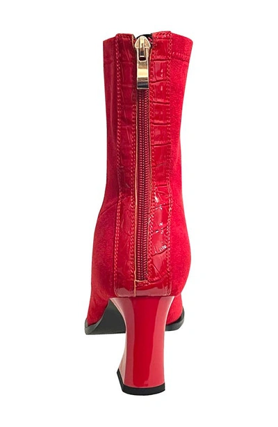 Ninety Union Bronx Bootie In Red