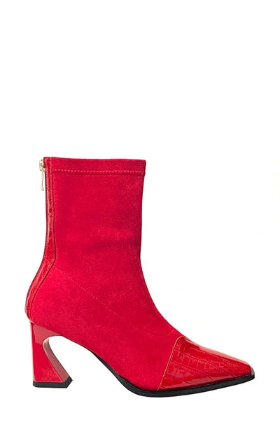 Ninety Union Bronx Bootie In Red