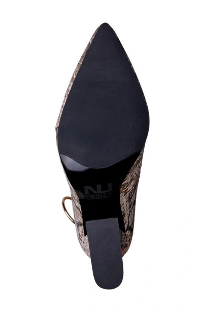 Ninety Union Women's Block Heel Booties In Gold Snake