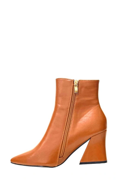 Ninety Union Women's Fashion Booties With Zipper & Ring Tap In Tan