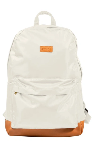 Shop Champs Water Resistant Nylon Backpack In Ivory