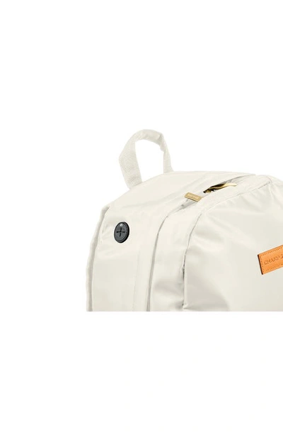 Shop Champs Water Resistant Nylon Backpack In Ivory