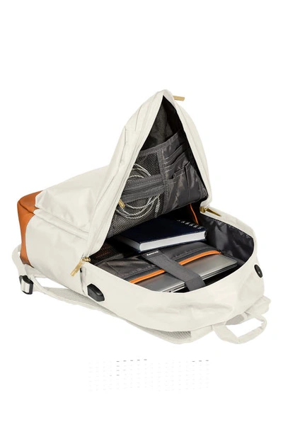 Champs Water Resistant Nylon Backpack In Ivory
