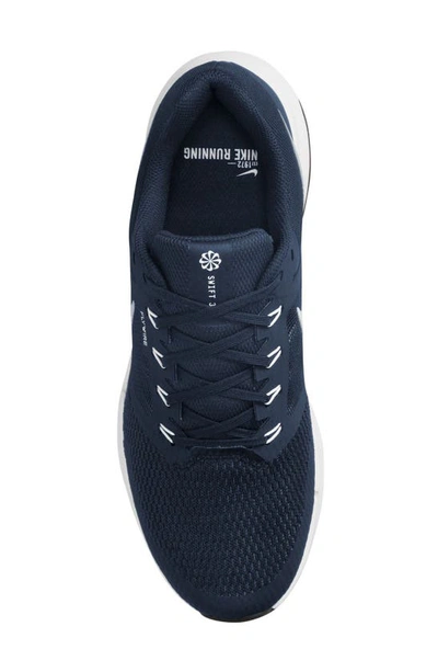 Shop Nike Run Swift 3 Road Running Shoe In Midnight Navy/ Platinum/ White