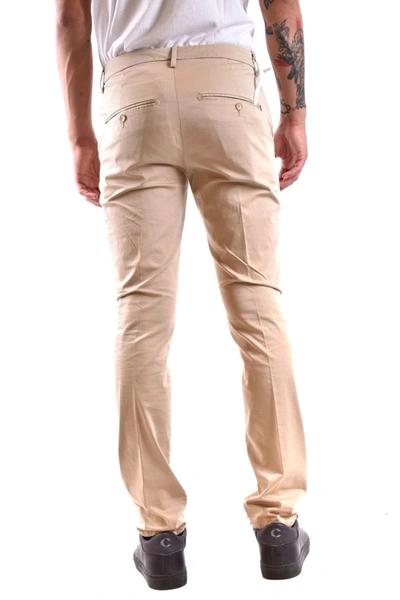 Shop Dondup Trousers In Sand