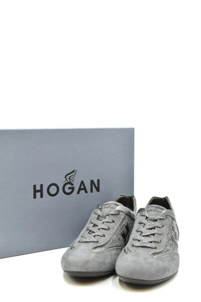 Shop Hogan Sneakers In Gray