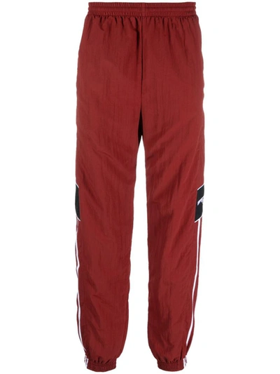 Shop Martine Rose Panelled Trackpant In Bordeaux