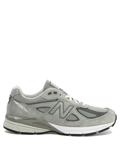 Shop New Balance "made In Usa 990v4 Core" Sneakers In Grey