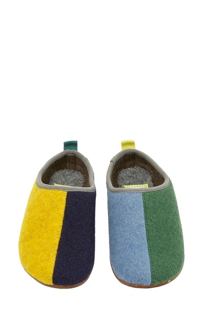 Shop Camper Kids' Twins Mismatched Slipper In Yellow/ Blue/ Green