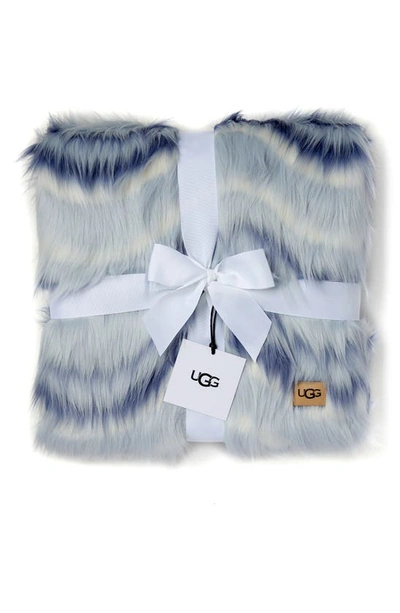 Shop Ugg ® Rosia Faux Fur Throw Blanket In Lt Ice Multi