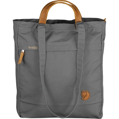Shop Fjall Raven Totepack No. 1 Shoulder Bag In Super Grey