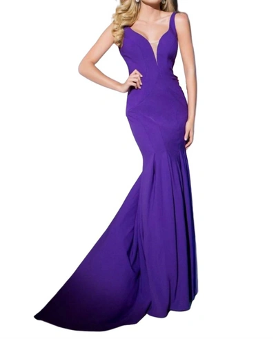 Tony Bowls Evening Dress In Purple In Purple
