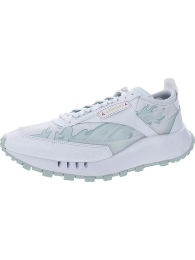 Shop Reebok Cl Legacy Womens Gym Fitness Running Shoes In White